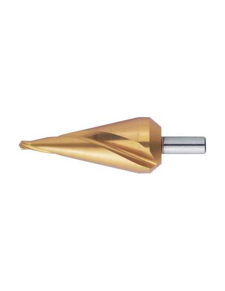 Jgo brocas conicas para chapa HSS TiN 5-20mm FORMAT