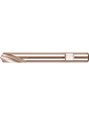 Broca puntear NC DIN1835 HSSCo5 forma B 120 vastago cilindrico 20,0mmFORMAT
