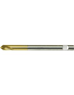 Broca puntear NC larga DIN1835 HSSCo5 TiN forma B 90 vastago cilindrico 10,0mm FORMAT