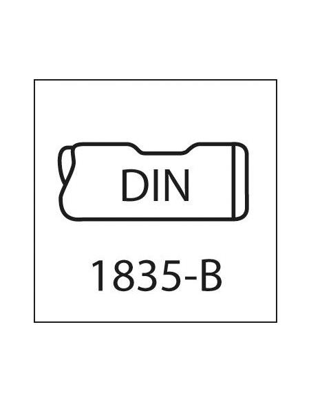 Broca puntear NC DIN1835 HSSCo5 TiN forma B 120 vastago cilindrico 6,0mm FORMAT