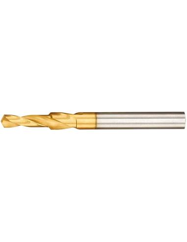 Broca escalonada HSS TiN agujero roscado 90 M12 GÃœHRING
