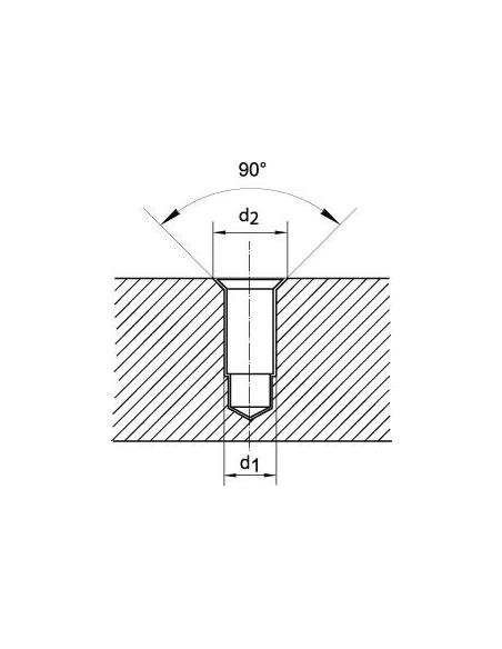 Broca escalon mltp guias DIN8378 HSS 90 M4 FORMAT