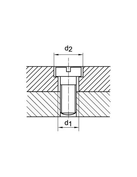 Broca escalon mltp guias DIN8378 HSS 180 M8 FORMAT