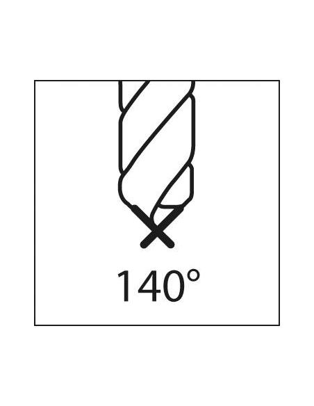 Broca escariar MDI TiALN vastago HA 5xD 8,02mm FORMAT