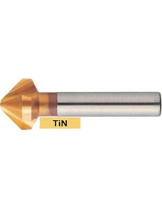 Avellanador conico DIN335 HSS TiN forma C vastago cilindrico 90 5,8mm FORMAT