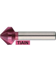Avellanador conico DIN335 HSS TiALN forma C vastago cilindrico 90 6,0mm FORMAT