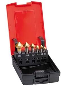 Jgo avellanadores conicos TiN forma C 90 6,3-25mm FORMAT