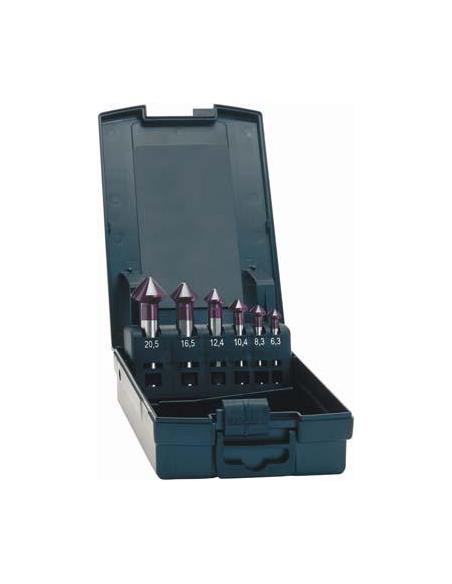Jgo avellanadores conicos Advanced TIALN forma C rectificado CBN 90 6,3-25,0mm EXACT