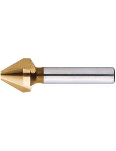 Avellanador conico DIN334 HSS TiN forma C vastago cilindrico 60 31mm FORMAT