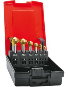 Jgo brocas conics HSS TiN 120 6,3-25,0mm FORMAT