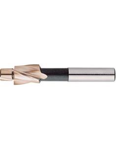 Avellanador plano agjo roscado DIN373 HSS vastago cilindrico M6 FORMAT