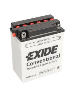 BATERIA MOTO EB12AL-A2 EXIDE Conventional 12V 12A - con ácido