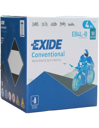 BATERÍA EB4L-B 12V 4A con ácido