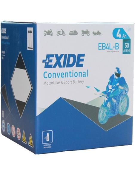 BATERÍA EB4L-B 12V 4A con ácido