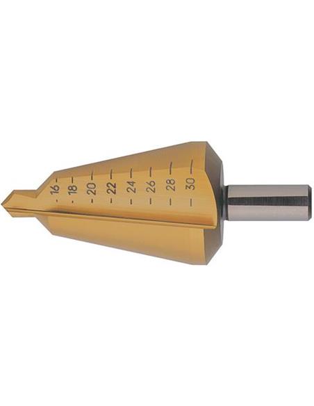 Broca cnca chapa HSS TiN 6-20mm FORMAT
