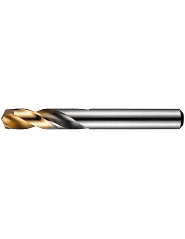 Broca corta HSS DIN1897N 9,3mm 135G tipo N 2,5xD A0229.3 TiN pnta Dormer