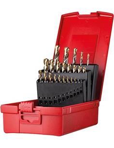 Jg broca corta 1,0-10,5mm brc sacan 3,3-10,2mm A022 135G tipo N 2,5xD 24 pzas Punta TiN A088200S Dor