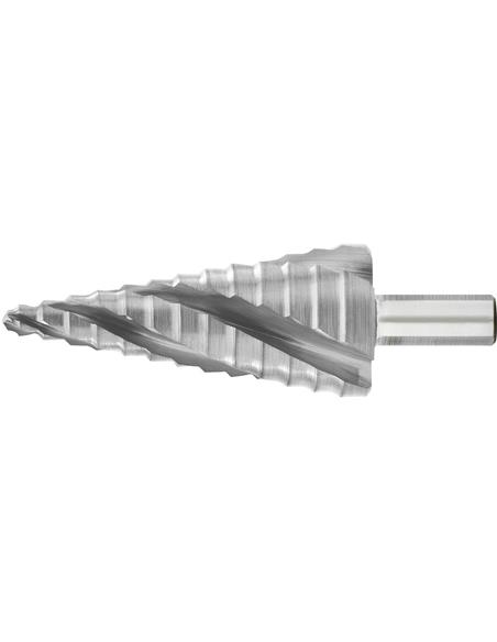 Broca escalon. HSS Ranura espiral cuádruple 6-30mm EXACT