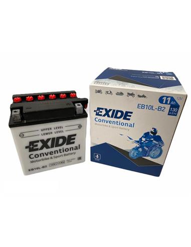 BATERÍA MOTO ETX12-BS EXIDE AGM 12V 10A - con ácido
