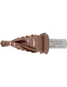 Broca escalonada para vallas de seguridad HSS TiCN 6-18mm EXACT