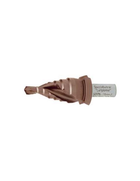 Broca escalonada para vallas de seguridad HSS TiCN 6-18mm EXACT