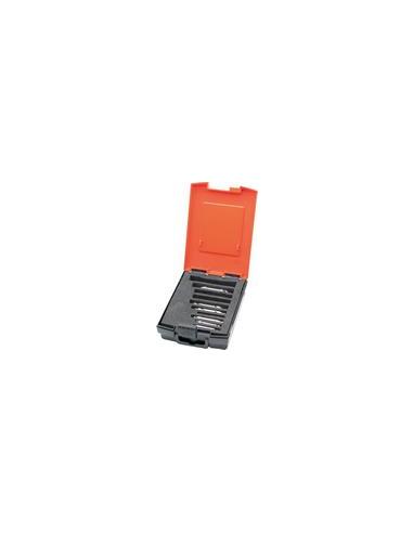 Jgo. broca centrar DIN333HSSCo5 forma A 1,0-4,0mm 6 piezas FORMAT